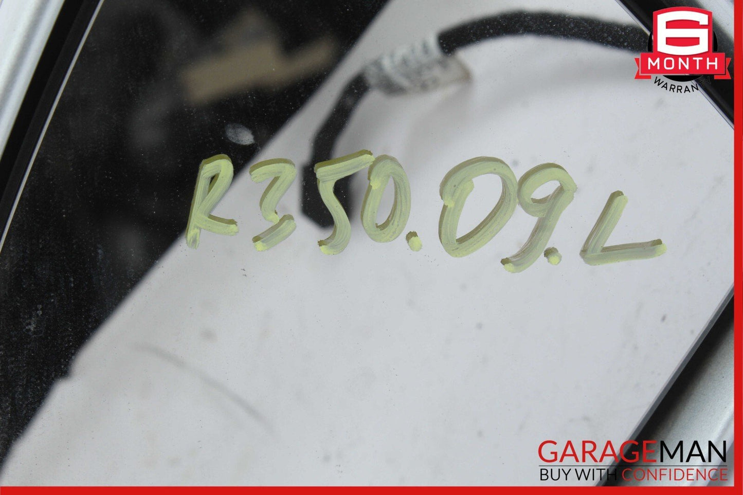 06-10 Mercedes W251 R350 Front Left Driver Side Mirror Door Rear View Silver OEM