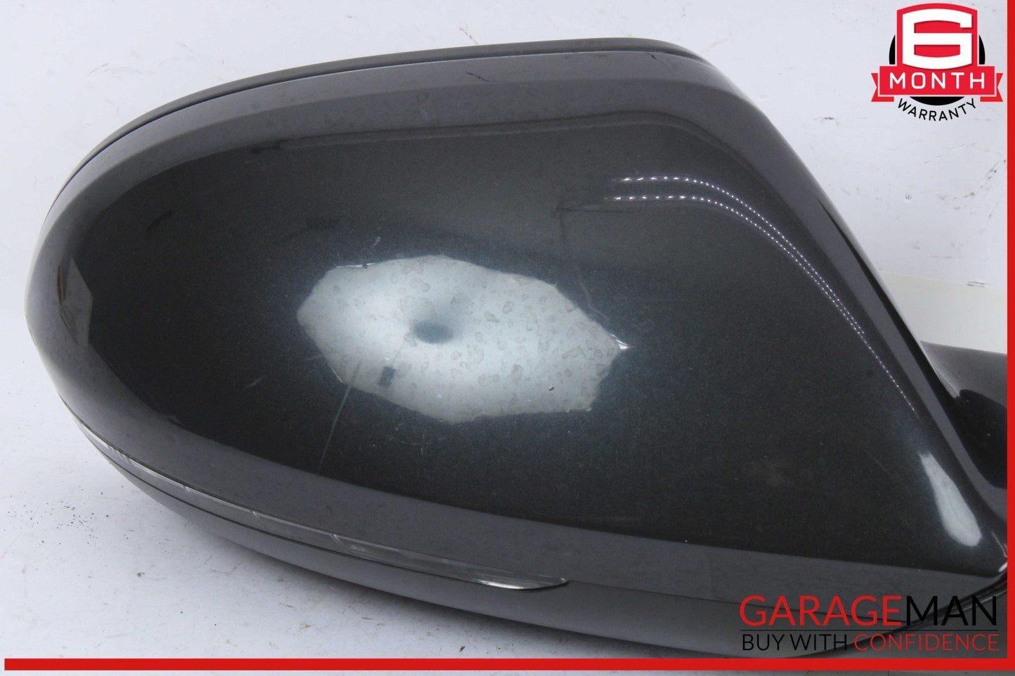 12-18 Audi A6 Front Right Passenger Side Door Rear View Mirror Black 4G1857410BB