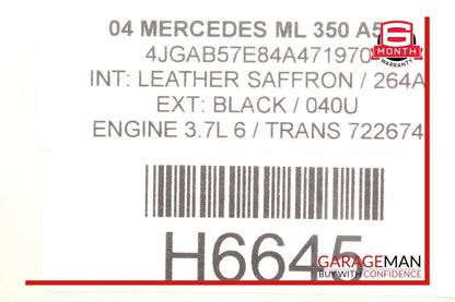 98-05 Mercedes W163 ML350 ML500 Rear Right Passenger Side Lower Control Arm