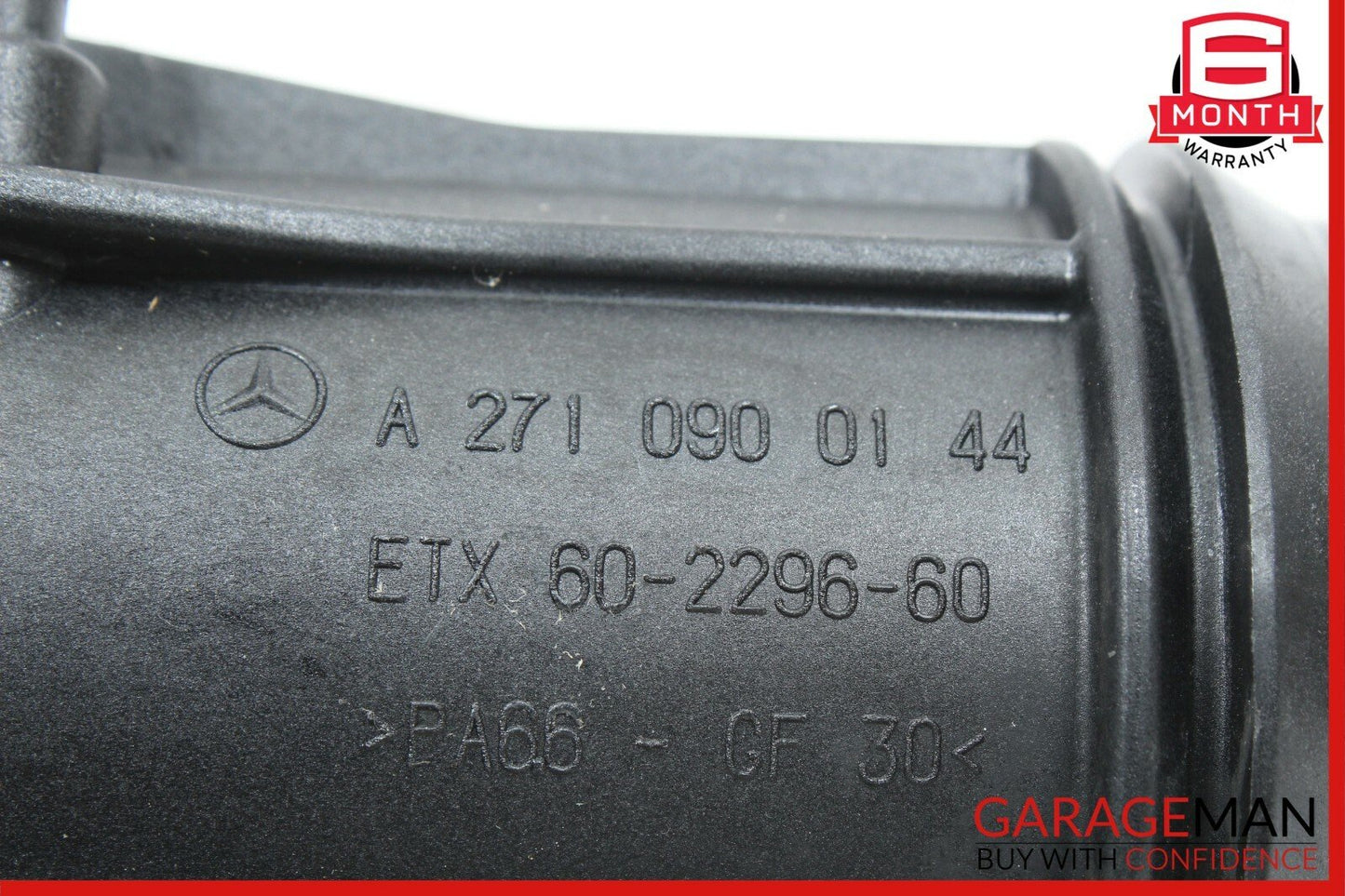 12-14 Mercedes W204 C250 1.8L Air Intake Pipe Hose Pressure Sensor Assembly