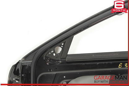 10-16 Mercedes W212 E350 Front Right Passenger Side Exterior Door Shell Black