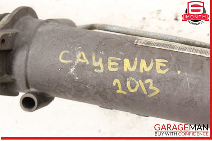 11-18 Porsche Cayenne 958 Complete Power Steering Rack and Pinion OEM