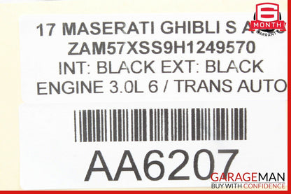14-18 Maserati Quattroporte Ghibli Rear Left / Right Side Lower Control Arm
