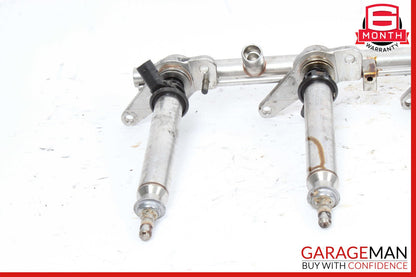 11-19 Mercedes W218 CLS550 E550 Left Side Fuel Injection Rail Line w/ Injectors