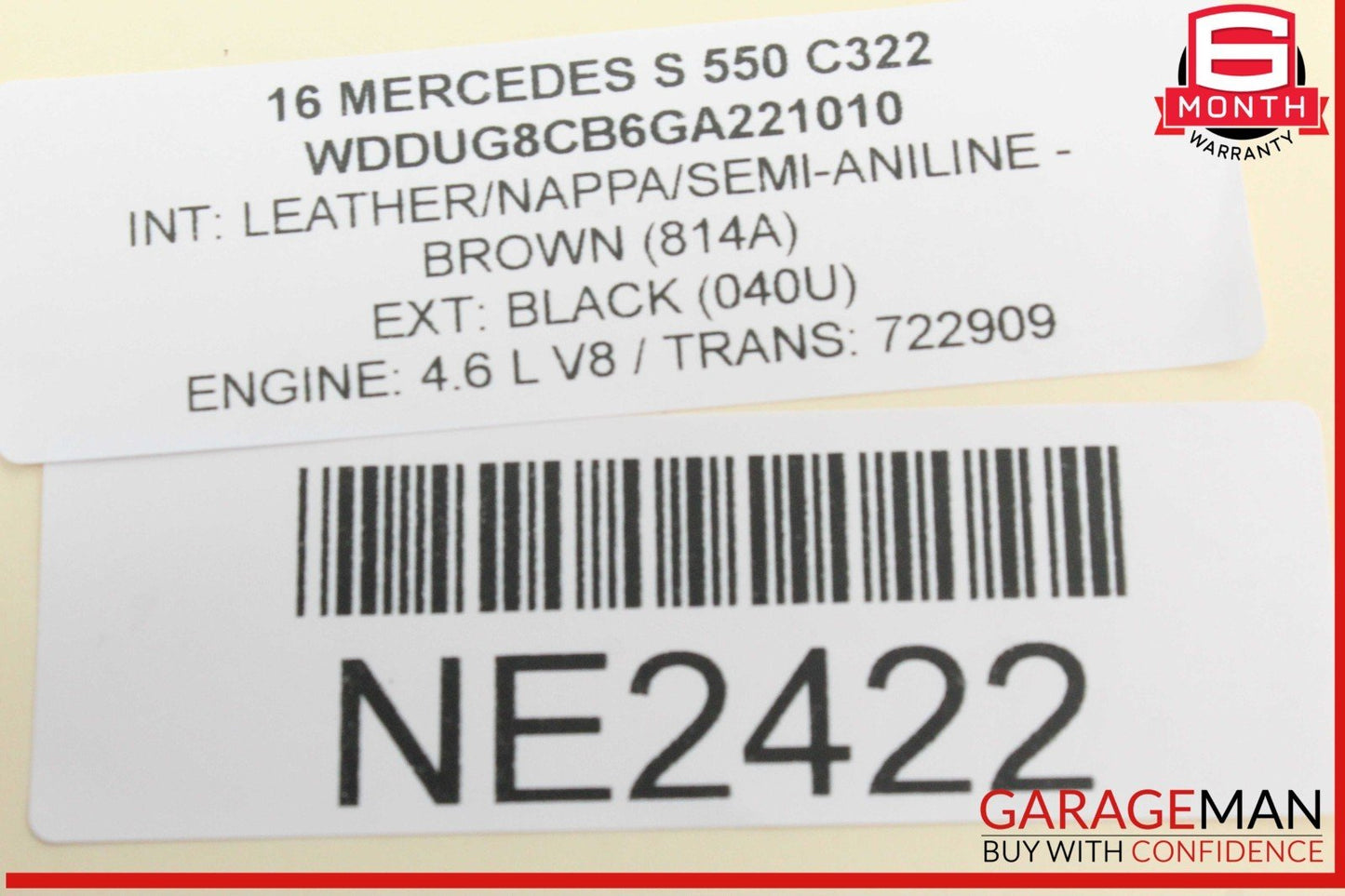 14-17 Mercedes W222 S550 Front Right Side Door Corner Cover w/ Speaker OEM