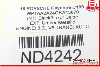 11-18 Porsche Cayenne 958 Front Left or Right Side Seat Control Module OEM