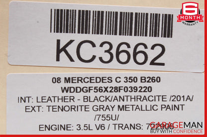 08-14 Mercedes W204 C350 C300 Front Right Side Door Control Module Unit OEM