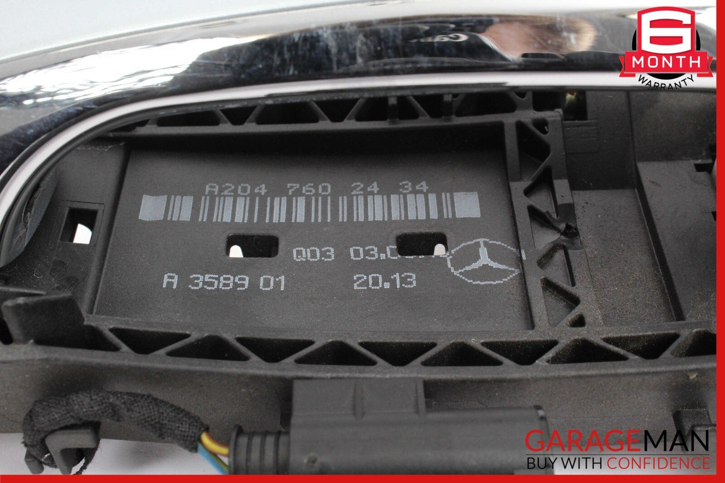 10-17 Mercedes W212 E350 Rear Right Keyless Go Exterior Door Handle OEM