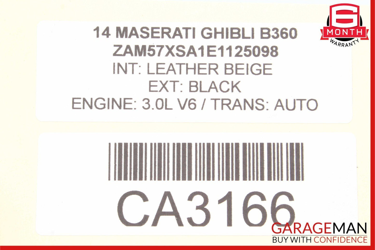 14-17 Maserati Ghibli S Q4 AWD Rear Left CV Axle Shaft Drive Shaft Driveshaft