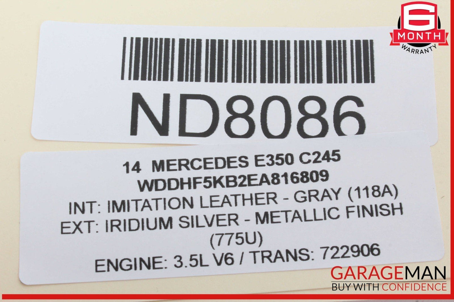 12-20 Mercedes W212 E350 GL450 Top Shark Fin Antenna Roof GPS 2128201775 OEM