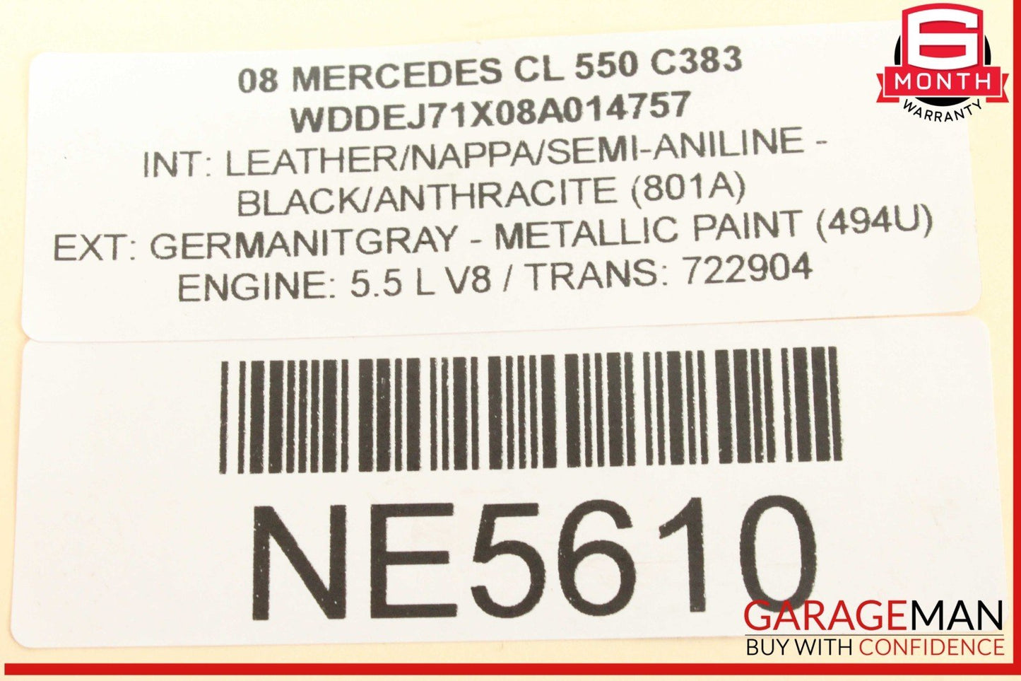 07-14 Mercedes W216 CL550 Front Right Passenger Side ABC Hydraulic Shock Strut