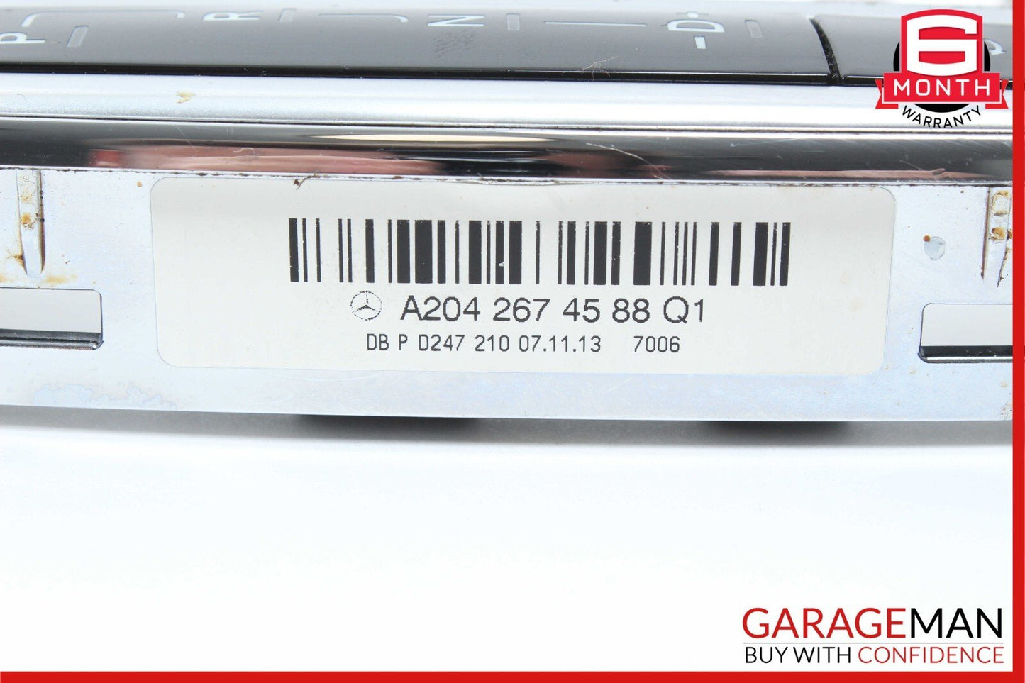 08-14 Mercedes W204 C250 Front Center Console Shifter Indicator Trim Cover Bezel