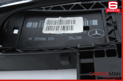 12-14 Mercedes W204 C250 C300 Rear Left Side Exterior Door Handle Black OEM