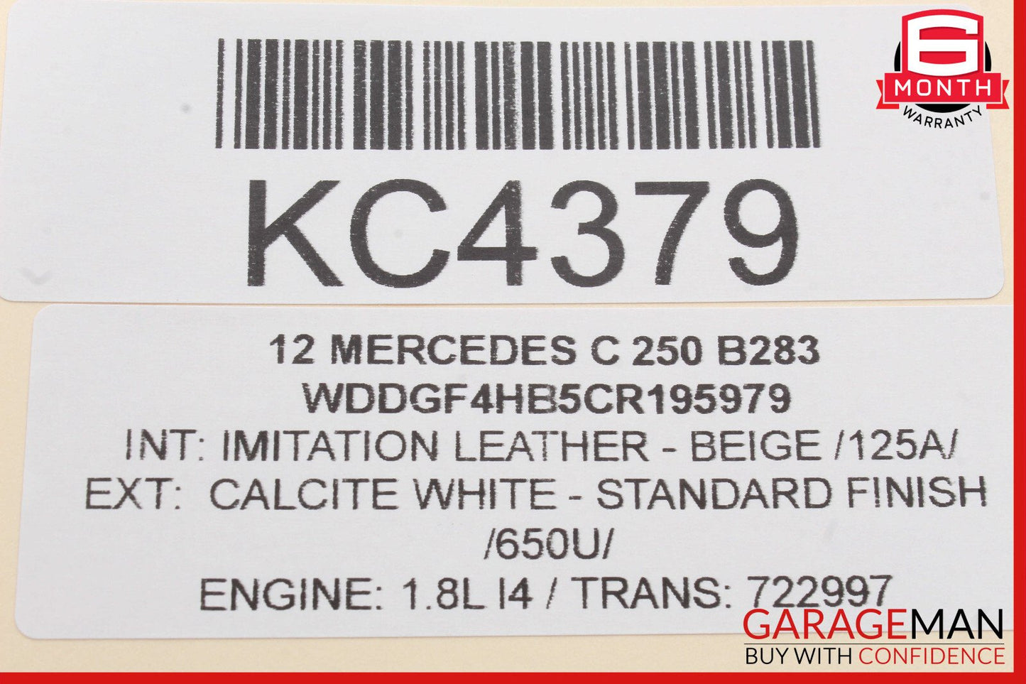 08-18 Mercedes W204 C300 C350 GLK350 Rear Right Side Door Control Module OEM