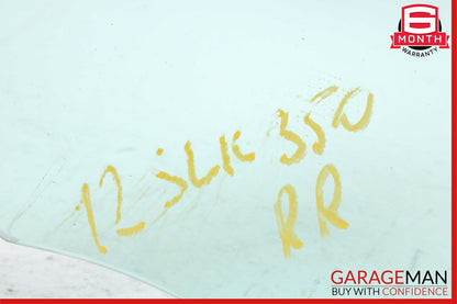 12-20 Mercedes R172 SLK350 SLK250 Rear Right Side Quarter Window Glass OEM