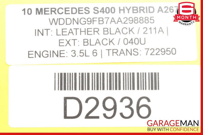 10-13 Mercedes W221 S550 S63 AMG Rear Sam Fuse Box Relay Control 2219003001 OEM