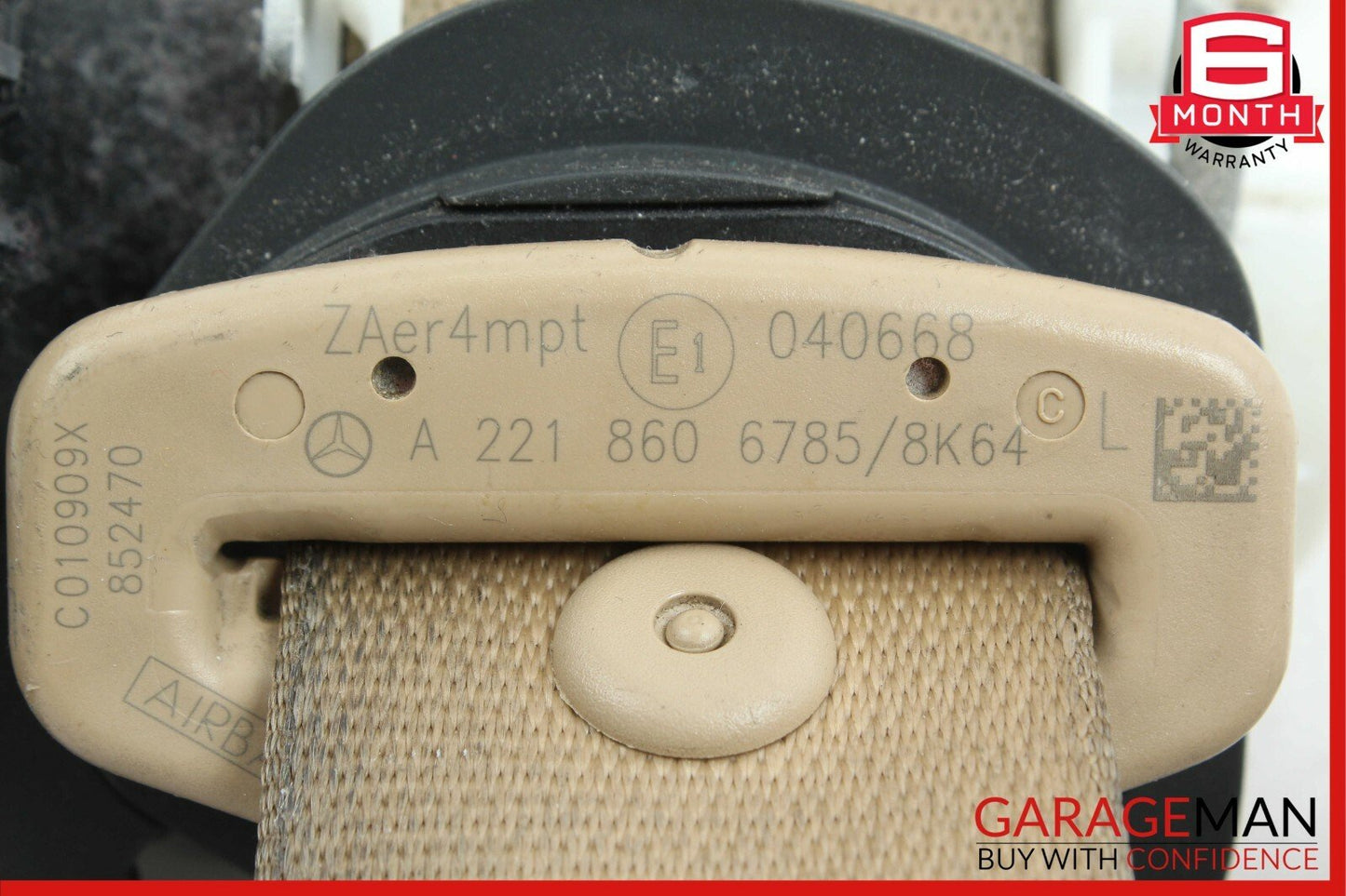 10-13 Mercedes W221 S400 S63 AMG Front Left Side Seatbelt Seat Belt Retractor