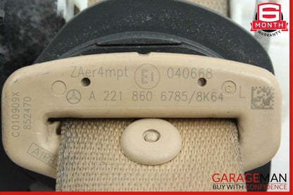 10-13 Mercedes W221 S400 S63 AMG Front Left Side Seatbelt Seat Belt Retractor