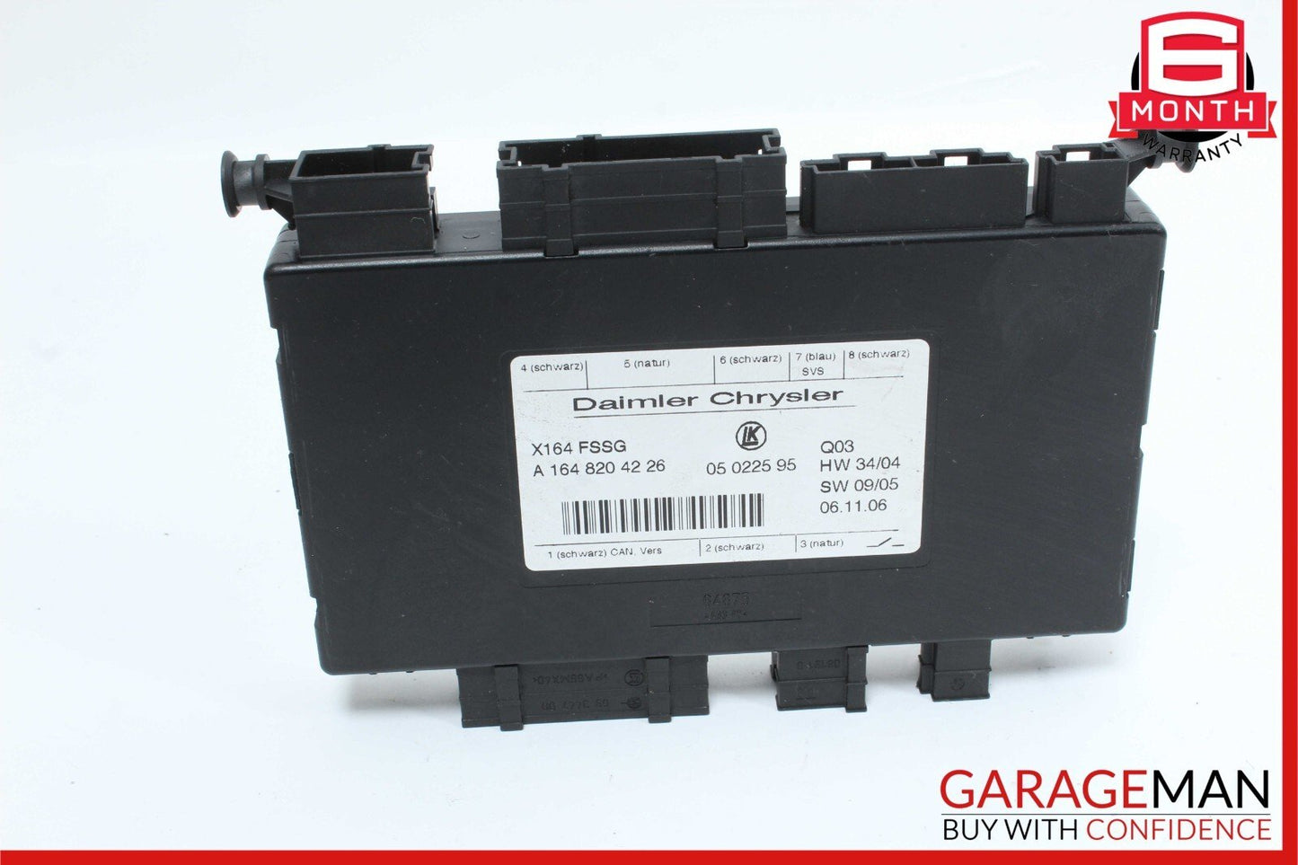 07-12 Mercedes X164 GL450 GL320 Third Seat Row Power Folding Control Module OEM