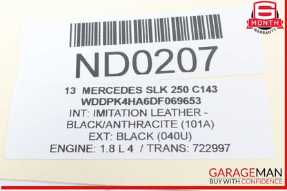 12-20 Mercedes R172 SLK250 SLC43 AMG Front Left Driver Side Exterior Door Handle