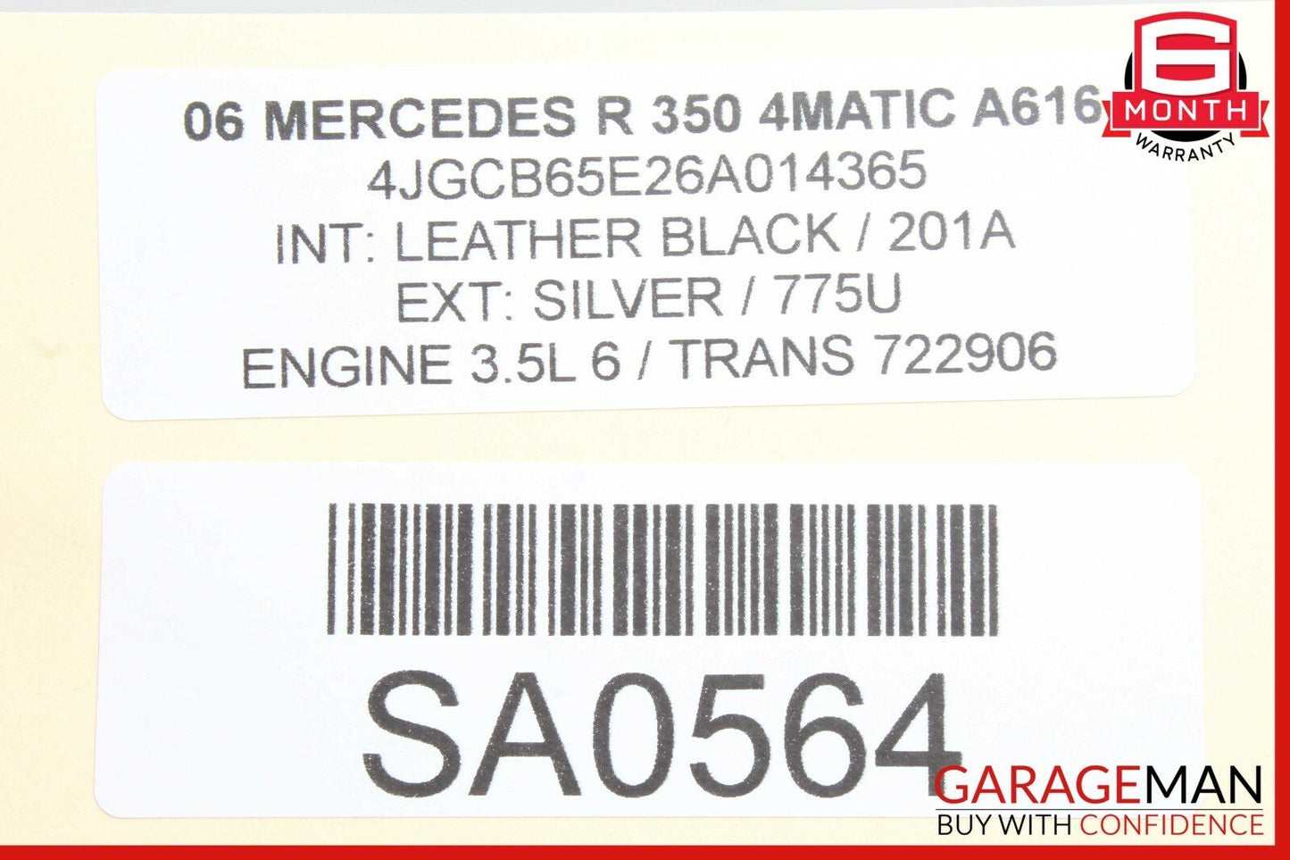 06-13 Mercedes W251 R350 GL320 Front Right Side Exterior Door Handle OEM