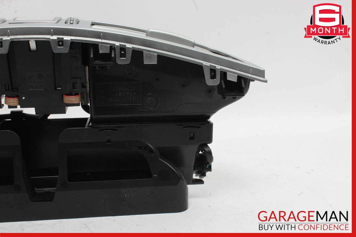 07-13 Mercedes W221 S550 S450 Center Dash A/C Air Vent Trim Clock 2218300954 OEM