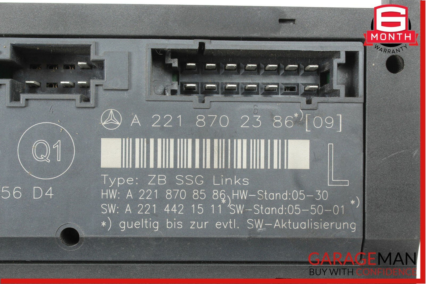 07-09 Mercedes W221 S600 S550 Front Left Under Seat Controller Module