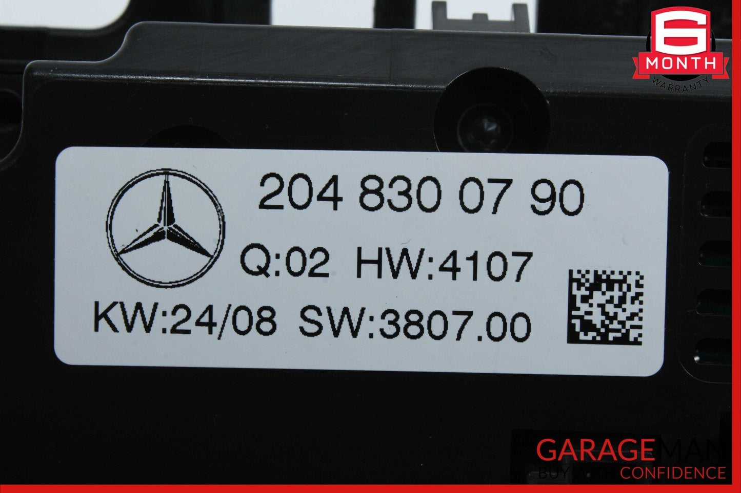 08-11 Mercedes W204 C300 C63 AMG AC A/C Heater Climate Control 2048300790 OEM