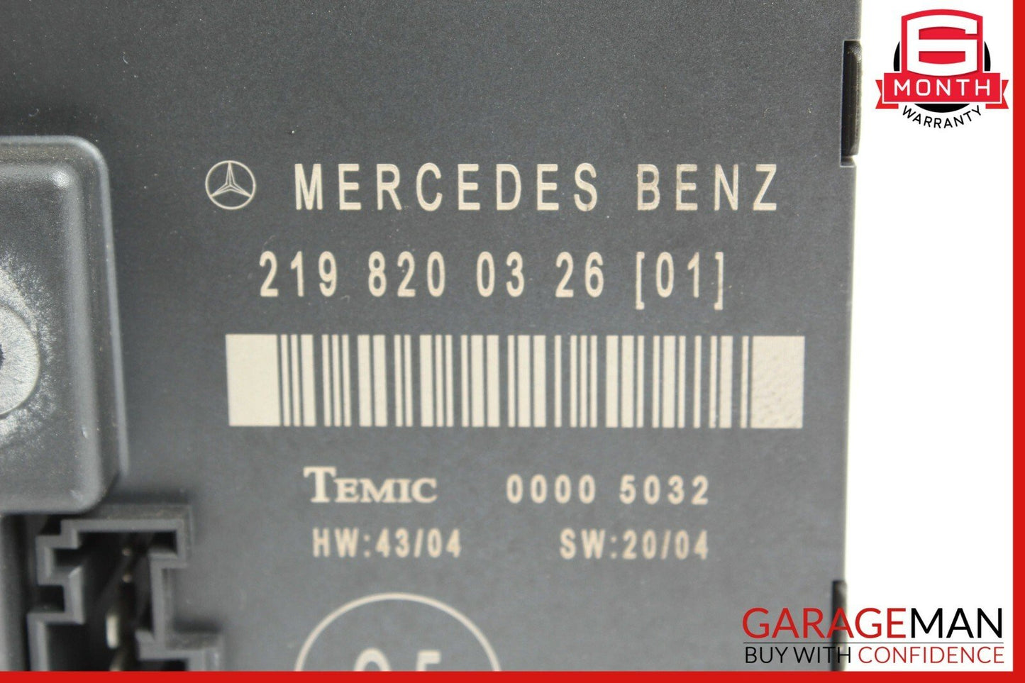 06-11 Mercedes W219 CLS550 CLS55 Rear Right Door Control Module 2198200326 OEM