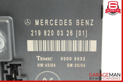06-11 Mercedes W219 CLS550 CLS55 Rear Right Door Control Module 2198200326 OEM