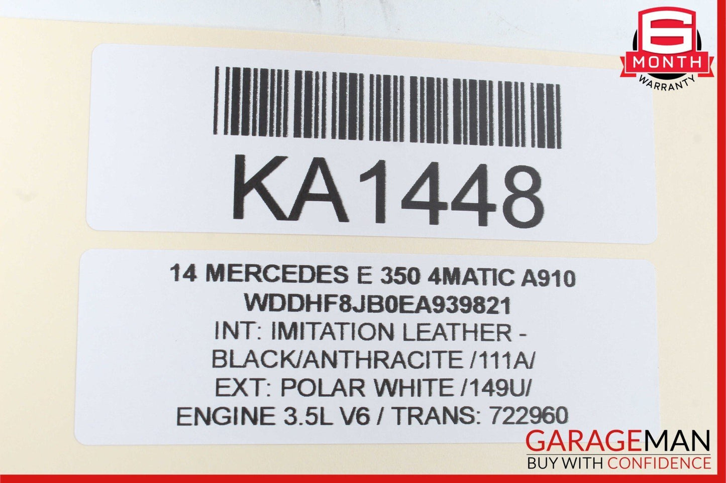 08-18 Mercedes CLS400 C250 SLK250 E350 Front Right Side Door Control Module Unit