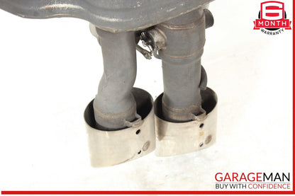 14-17 Maserati Quattroporte SQ4 Rear Right & Left Exhaust Muffler Dual Tip OEM