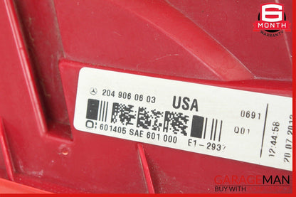 12-14 Mercedes W204 C250 Rear Left Driver Side Taillight Tail Light Lamp OEM