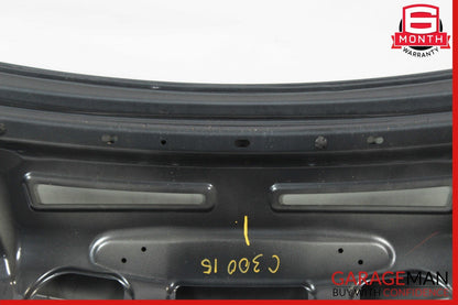 15-20 Mercedes W205 C300 Rear Trunk Lid Shell Cover Panel Black OEM