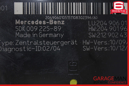 12-14 Mercedes W204 C350 C250 C63 AMG Rear SAM Fuse Box Relay Module Assembly