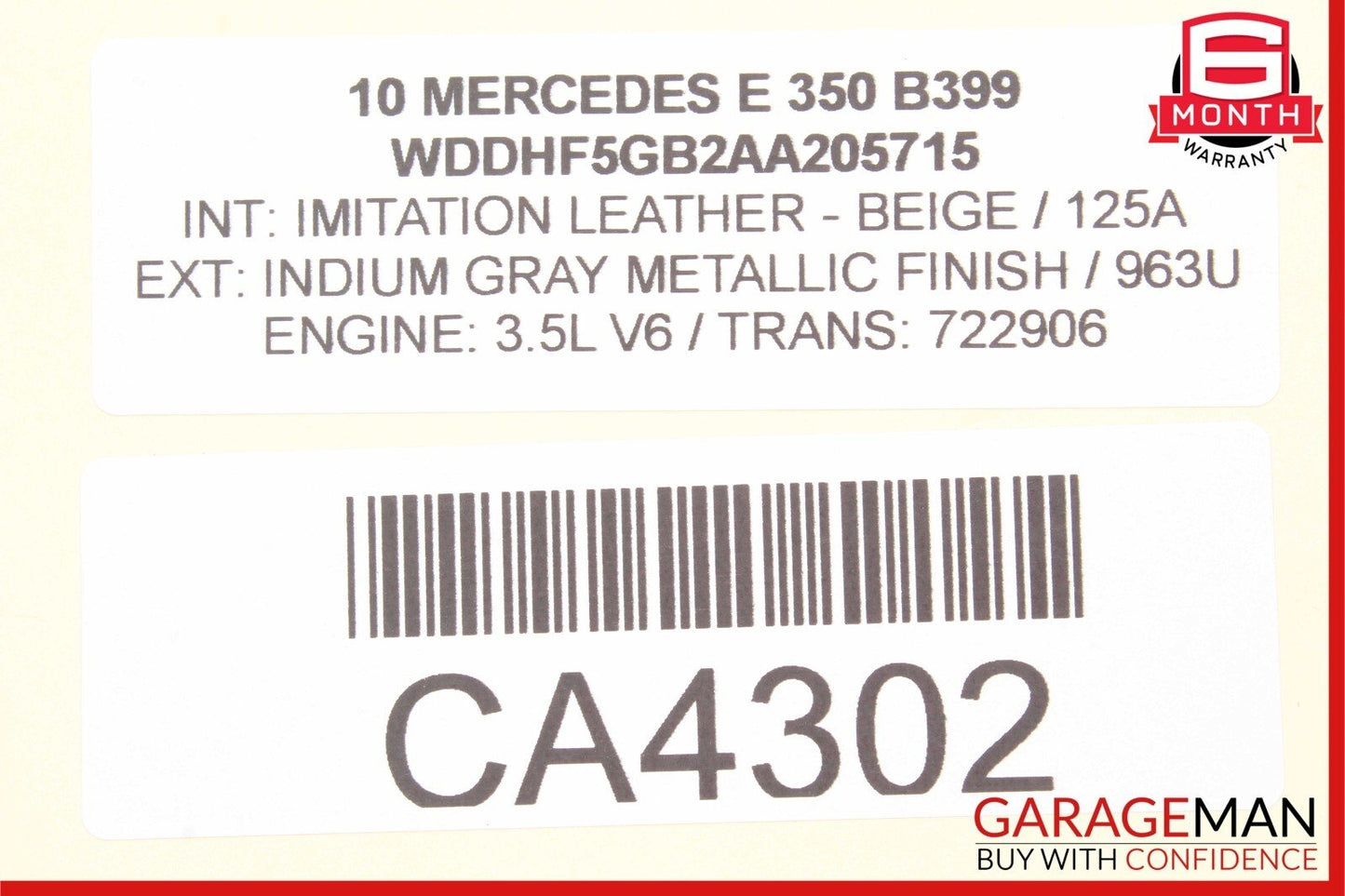 10-16 Mercedes W212 E350 Front Left Side Door Panel Tweeter Speaker Cover OEM