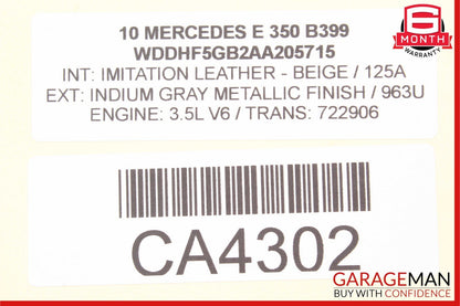 10-16 Mercedes W212 E350 Front Left Side Door Panel Tweeter Speaker Cover OEM