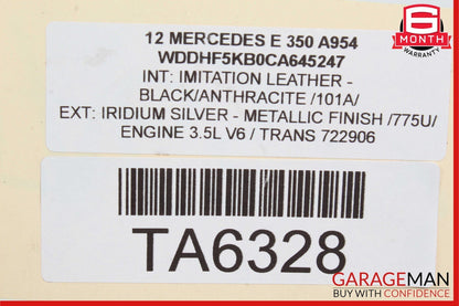 08-16 Mercedes W212 E350 C300 Front Right Side Door Lock Latch Actuator OEM