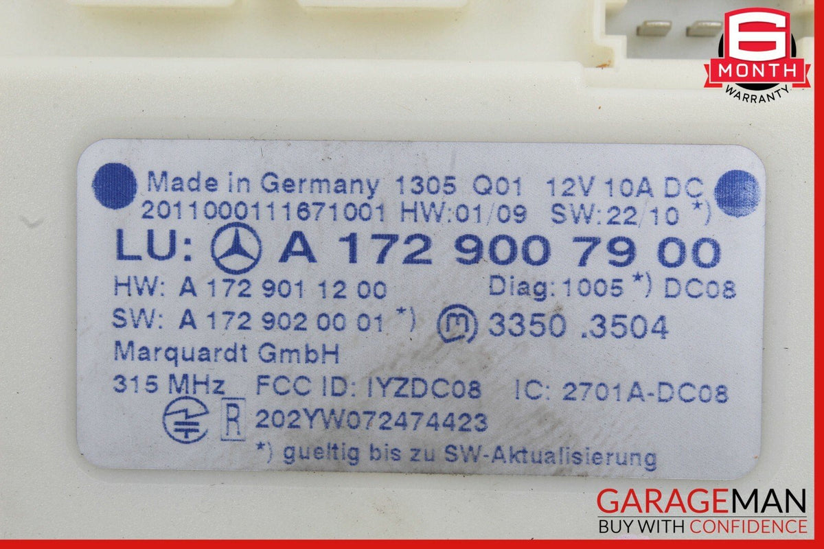 10-15 Mercedes C250 SLK350 CLS550 Keyless Go Entry Control Module 1729007900 OEM