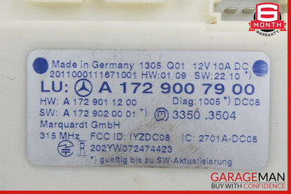 10-15 Mercedes C250 SLK350 CLS550 Keyless Go Entry Control Module 1729007900 OEM