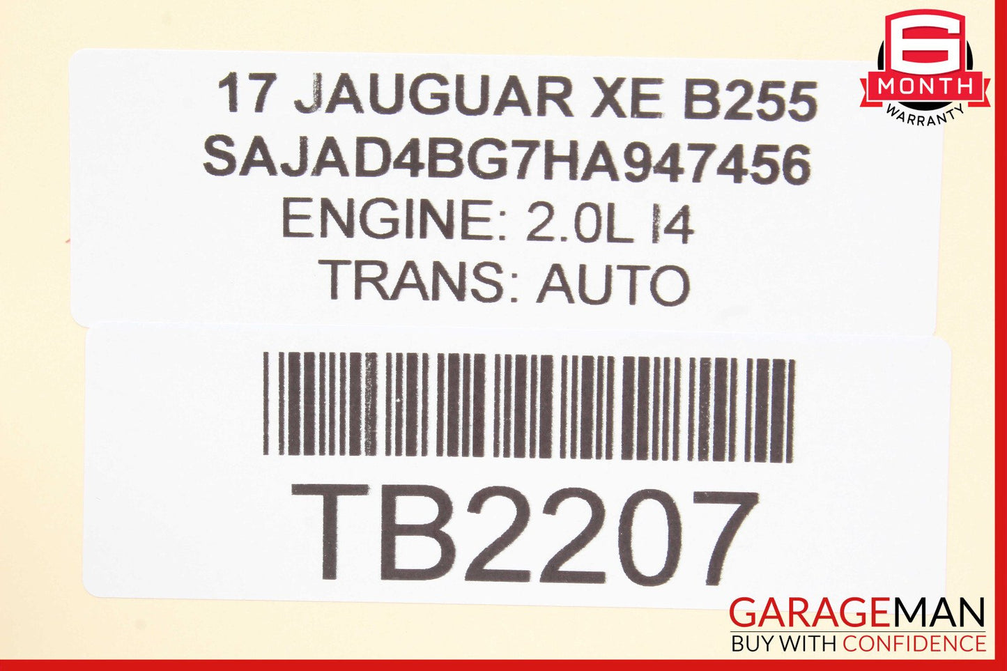 17-19 Jaguar XE Rear Right Passenger Side Exterior Door Handle OEM