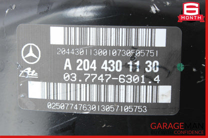 08-14 Mercedes W204 C300 E350 Master Cylinder Power Brake Booster 2044301130 OEM