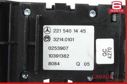 07-14 Mercedes CL550 S350 S550 Electronic Parking Button Switch Control Module