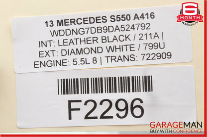 10-13 Mercedes W221 S550 S63 AMG Rear Parking Parktronic Control Module Unit OEM