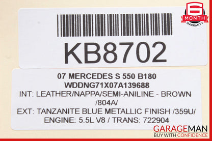 07-14 Mercedes W221 S550 CL550 Dashboard Dash Control Switch Panel OEM
