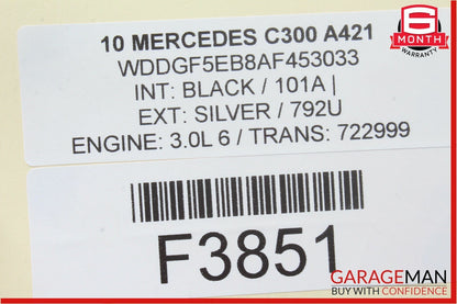 08-11 Mercedes W204 C300 C63 AMG Front Right Seat Occupancy Sensor SRS Mat OEM