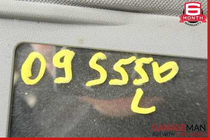 07-14 Mercedes CL550 S550 Front Left Sun Visor Sunvisor Shade Cover Suede Gray