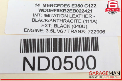 12-16 Mercedes W212 E350 C350 GLK350 ECU Engine Control Module Unit OEM