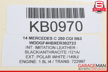 08-14 Mercedes W204 C250 Front Right Side Door Control Module OEM