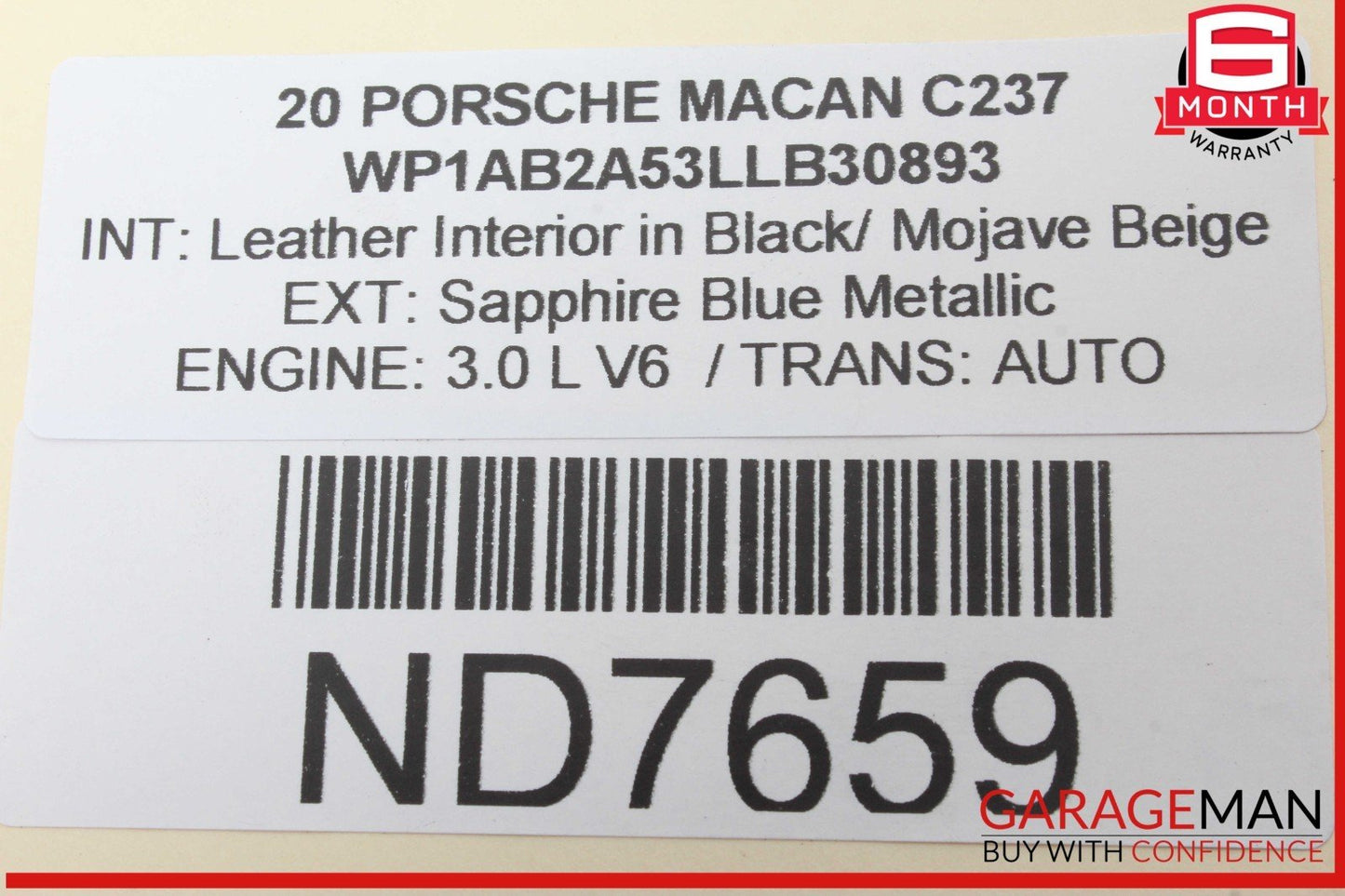 15-24 Porsche Macan Rear Left or Right Side Suspension Arm Tie Rod Control Arm